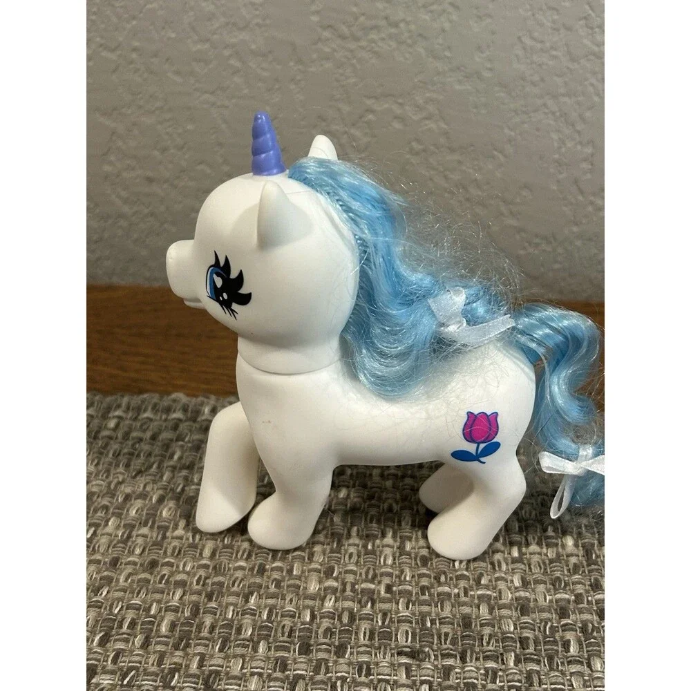 My Little Pony Lot Of 10 Varying Sizes Pink Yellow Blue White Red